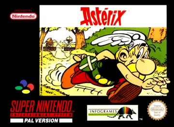 Asterix (Europe) (En,Fr,De,Es) box cover front